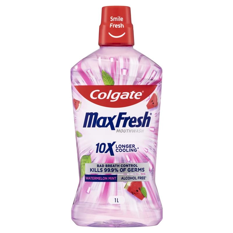 Colgate Mouthwash Max Fresh Watermelon Mint 1 Litre