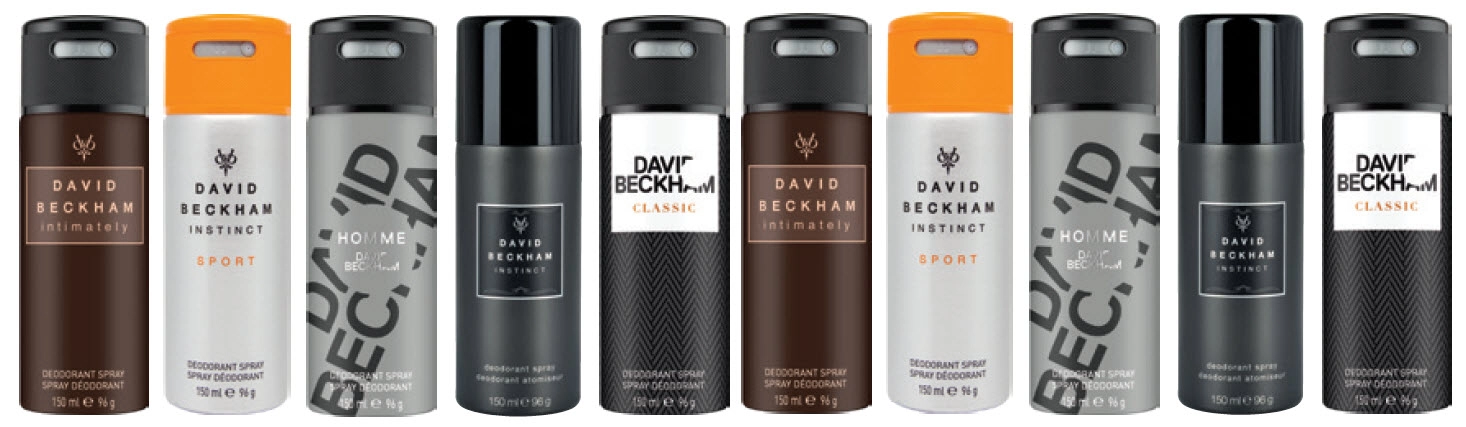 David Beckham Body Spray 150ml Assorted Variants