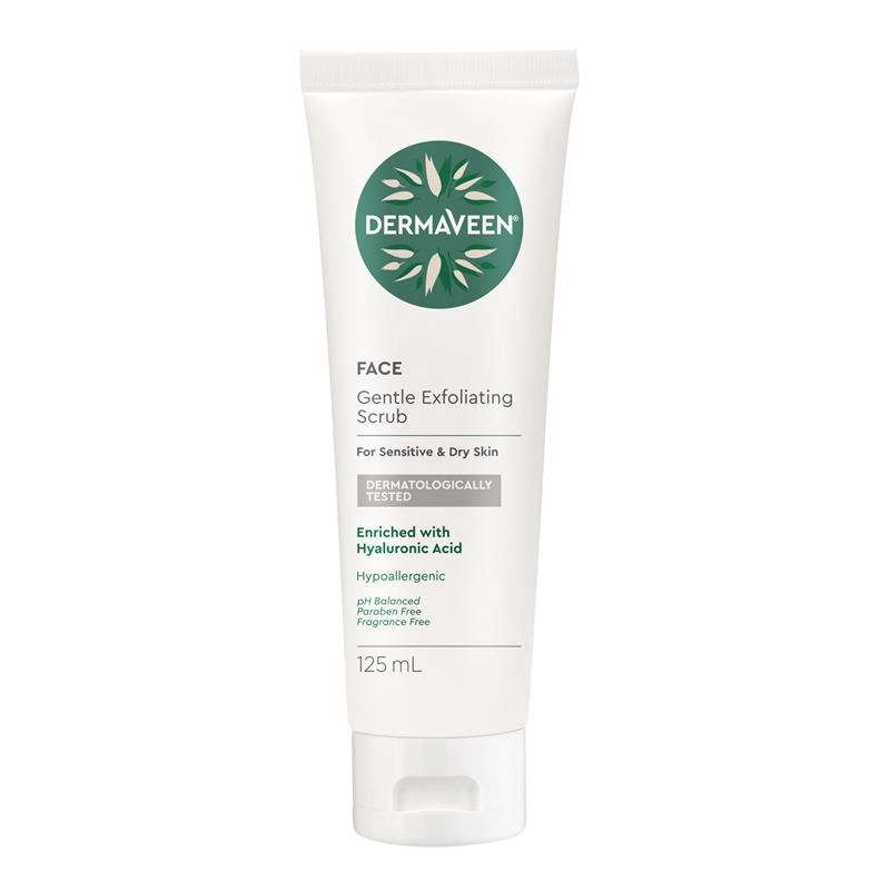 DermaVeen Face Gentle Exfoliating Scrub 125ml