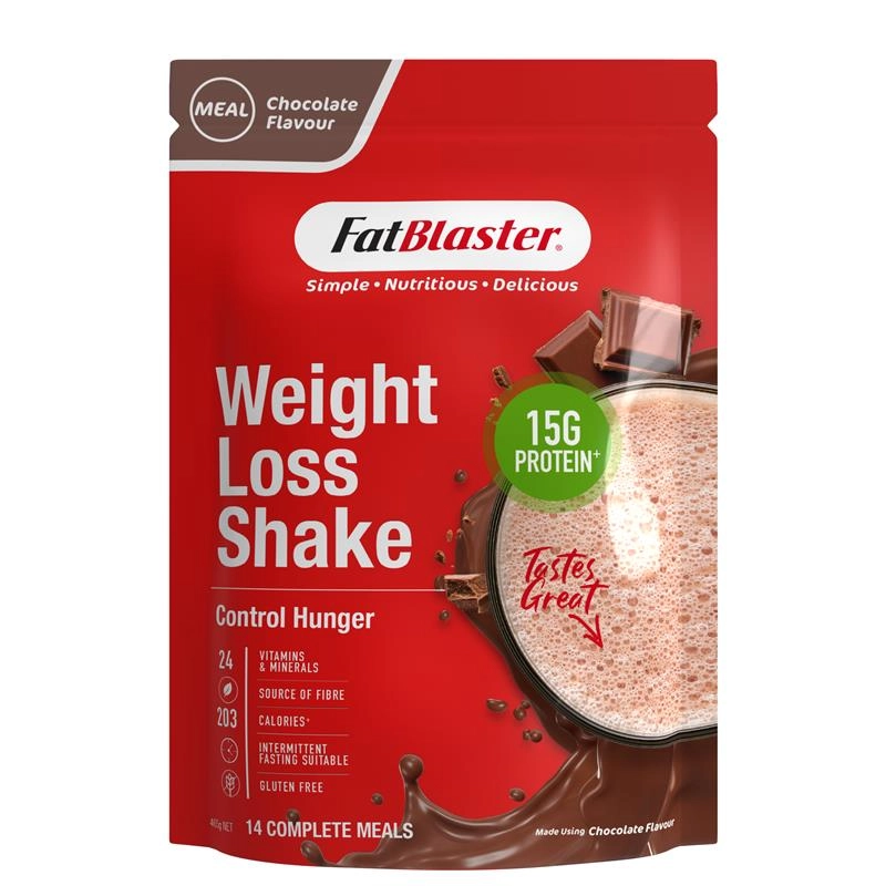 FatBlaster Weight Loss Shake Red Pouch Vanilla Flavour 465g Powder