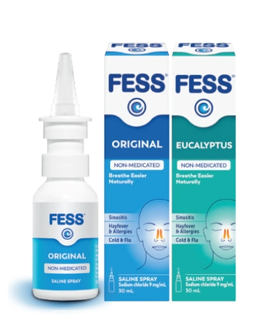 Fess Original or Eucalyptus Nasal Spray 30ml