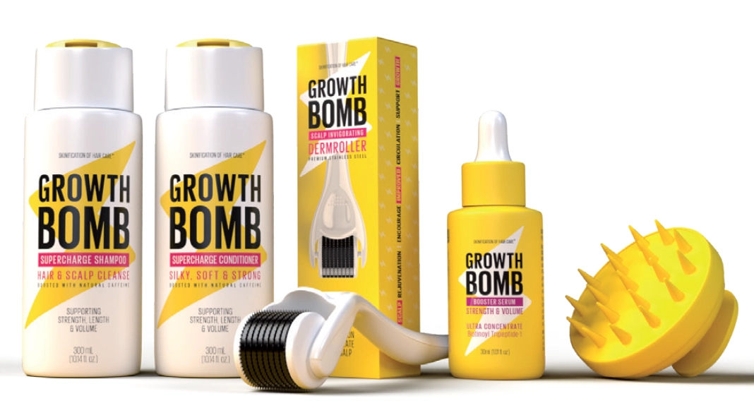 Growth Bomb Haircare Range