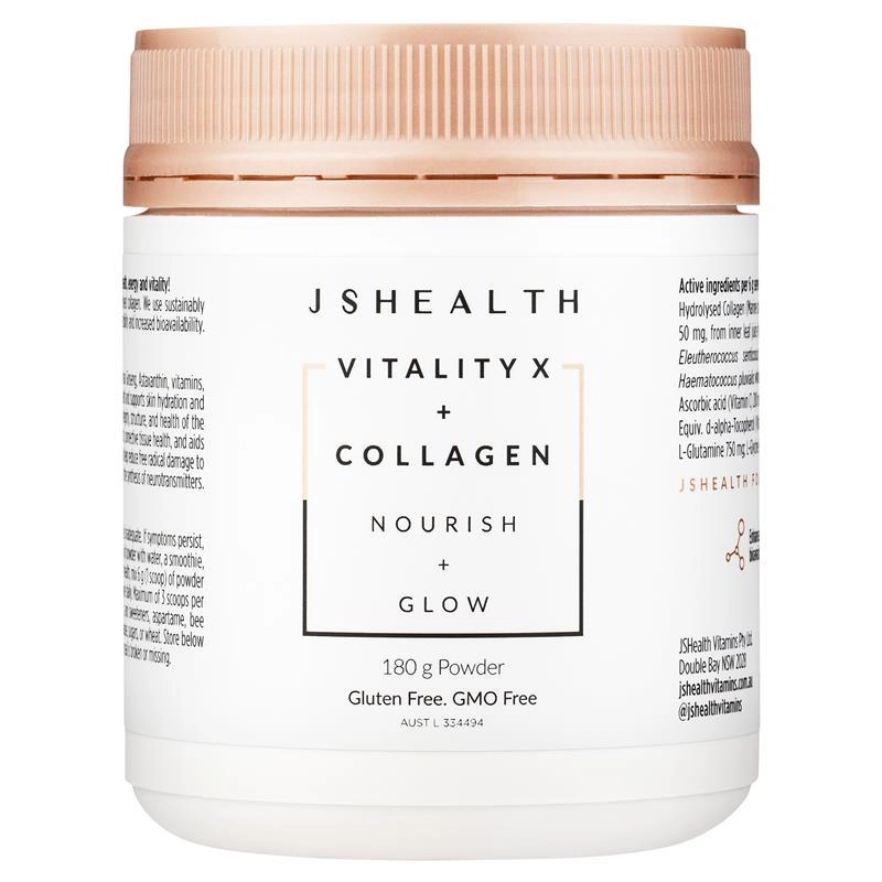 JSHealth Vitamins Vitality X + Collagen 180g