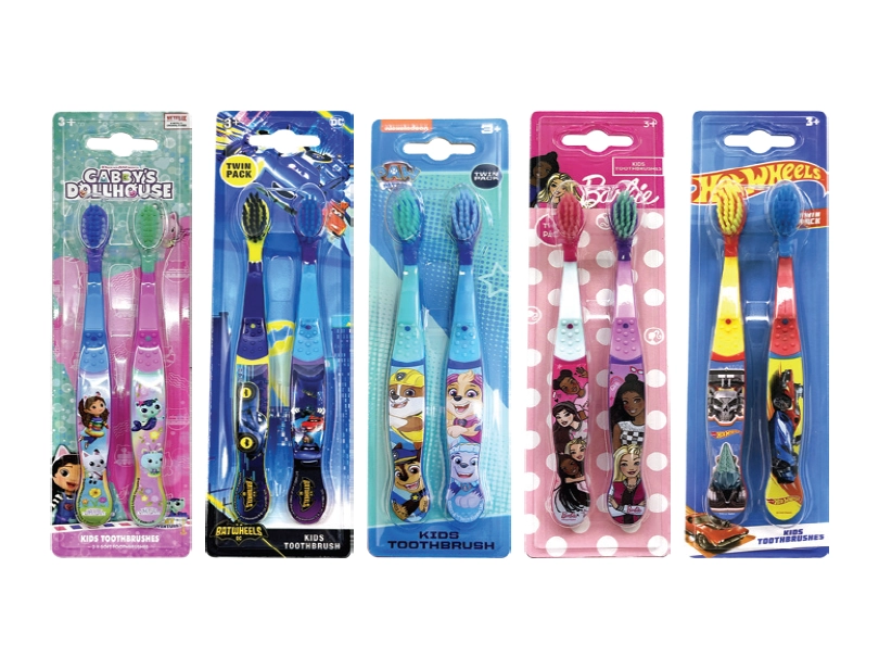 Kids Toothbrush 2 Pack Assorted Variants