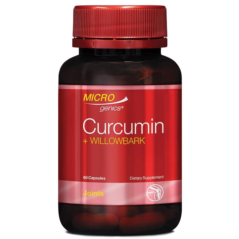 Microgenics Curcumin + Willowbark 60 Capsules