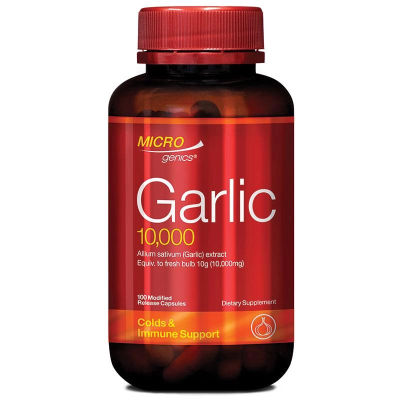 Microgenics Garlic 10,000 100 Capsules