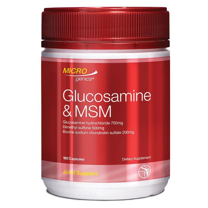 Microgenics Glucosamine & MSM 180 Capsules