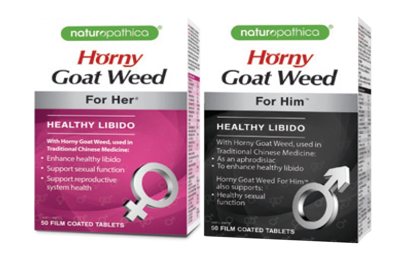 Naturopathica Horny Goat Weed For Her or Him 50 Tablets