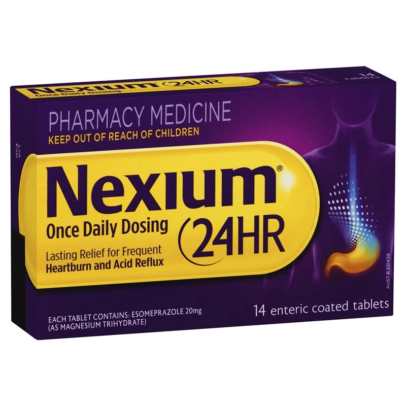 Nexium 24hr 20mg 14 Tablets