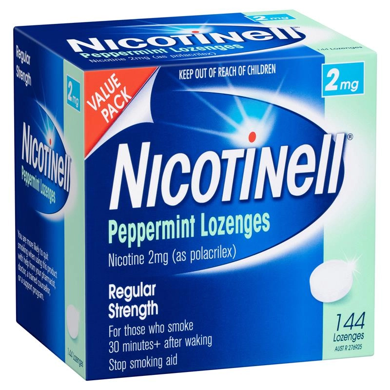 Nicotinell Peppermint 2mg Lozenges Exclusive Size