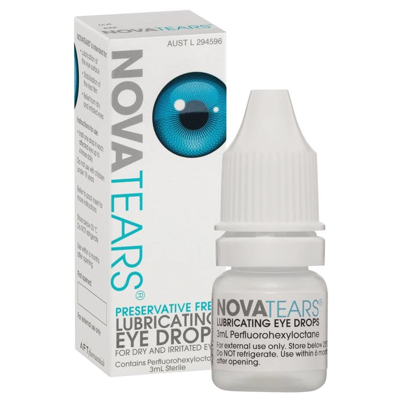 Nova Tears Preservative Free Lubricating Eye Drops 3ml