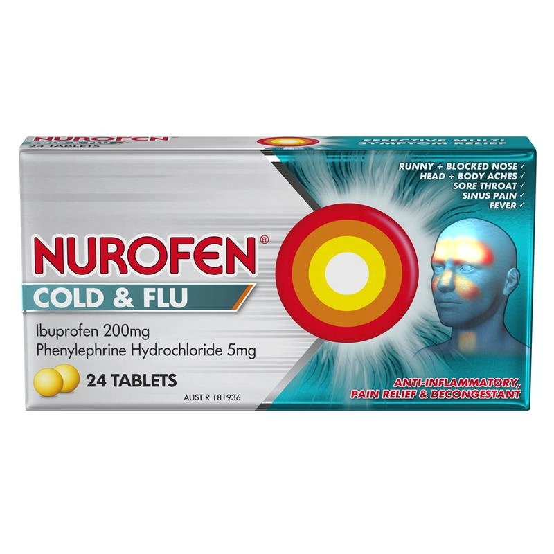 Nurofen Cold & Flu 24 Tablets