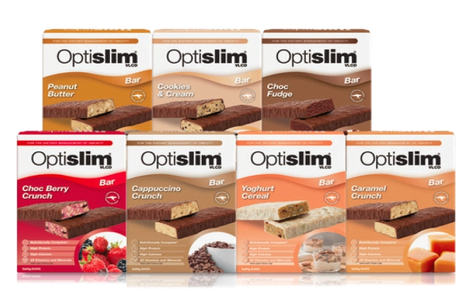 Optislim VLCD Bar 5 Pack Assorted Variants