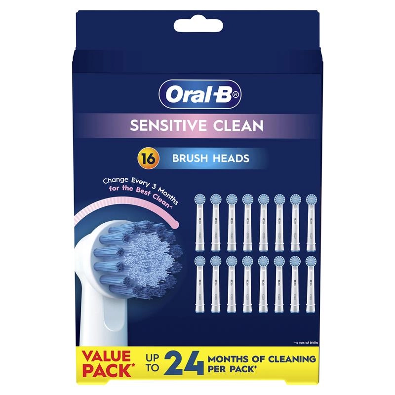 Oral-B Refills Sensitive Clean 16 Pack