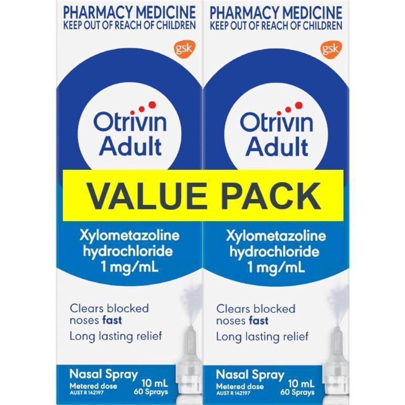 Otrivin Adult Nasal Spray Twin Pack