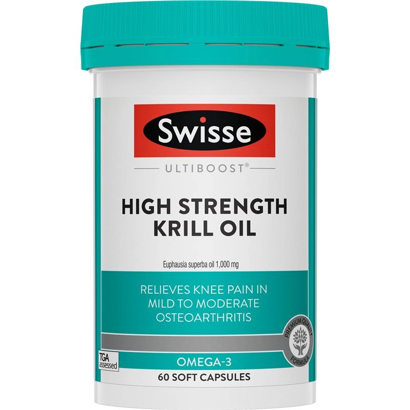 Swisse Ultiboost High Strength Krill Oil 60 Capsules