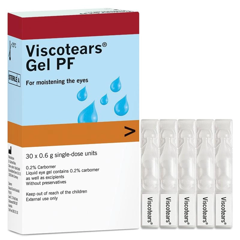 Viscotears Gel Preservative Free 0.6g x 30 Vials