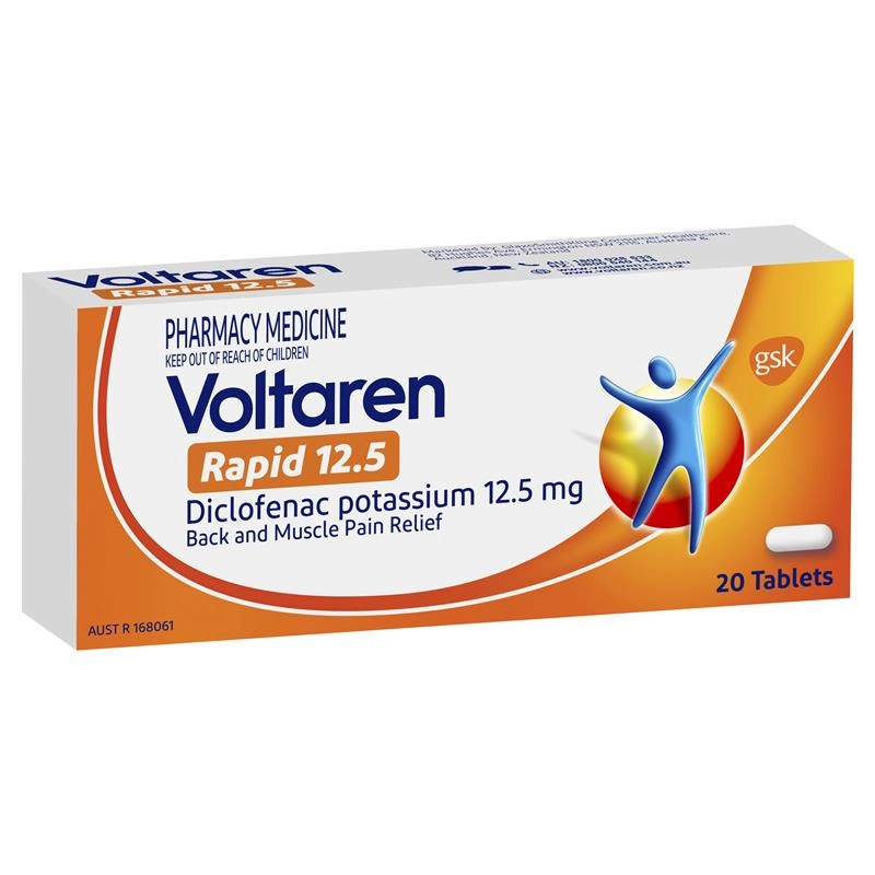 Voltaren Rapid 12.5mg 20 Tablets