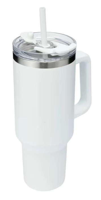 1.18L White Jumbo Tumbler with Handle