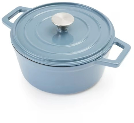 3.5L Blue Cast Iron Casserole