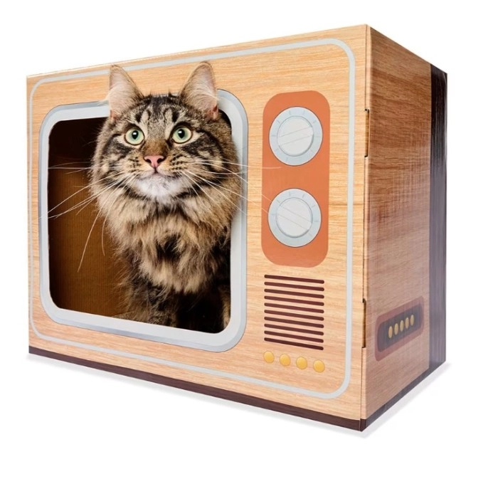 Cat Scratcher TV Box