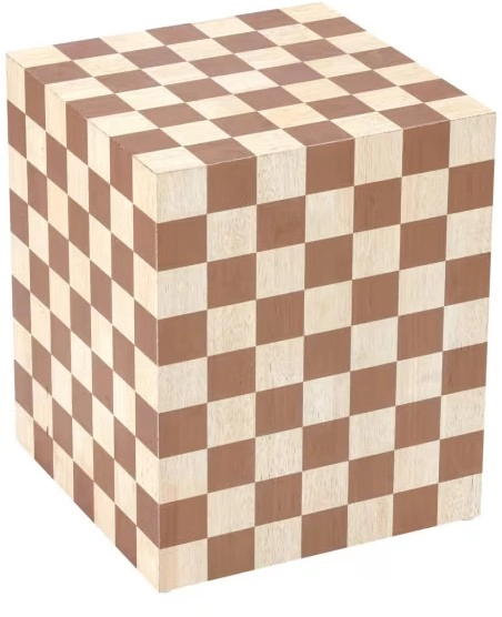 Checker Side Table