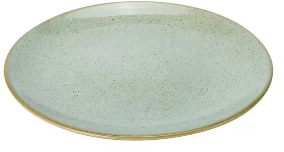 Green Glazed Dinner Plate