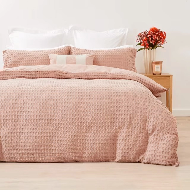 Harley Cotton Quilt Cover Set - King Bed, Sunset