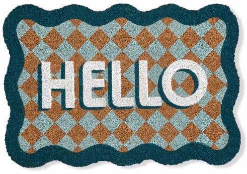 Hello Wave Door Mat