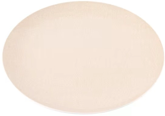 NEW Beige Delphi Dinner Plate