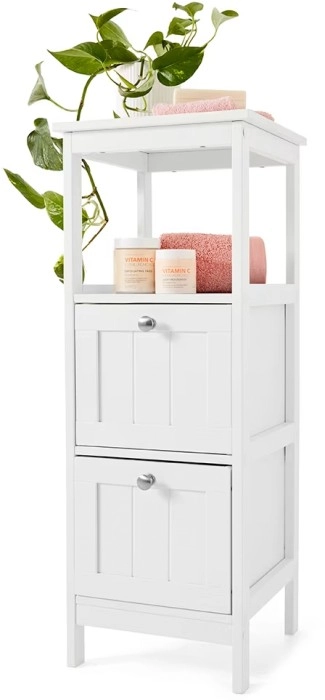 NEW Panelled Storage Unit - White