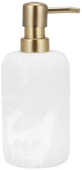 NEW Resin Soap Dispenser - White