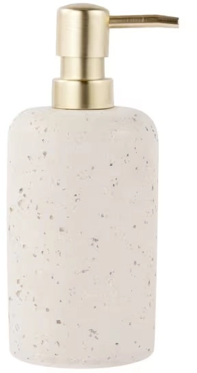 NEW Travertine Look Soap Dispenser