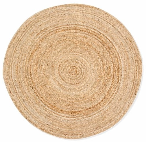 Round Jute Rug - Natural - 180cm