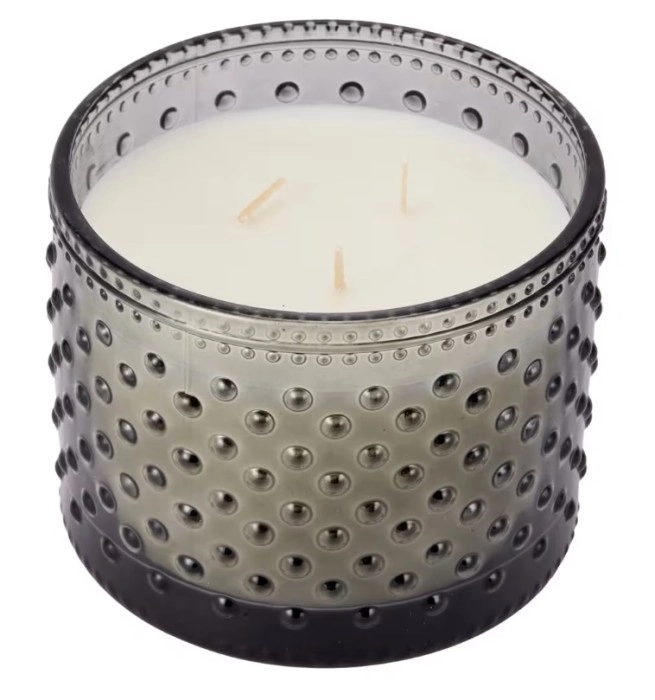 Vanilla and Teak Pom Pom Fragrant Candle