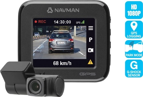 Navman 1080P Front & Rear Dash Cam