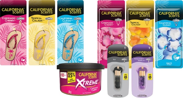 NEW California Scents Air Fresheners Range