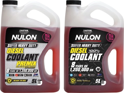 Nulon 5L Anti-Boil/Anti-Freeze Heavy Duty Diesel Coolants^