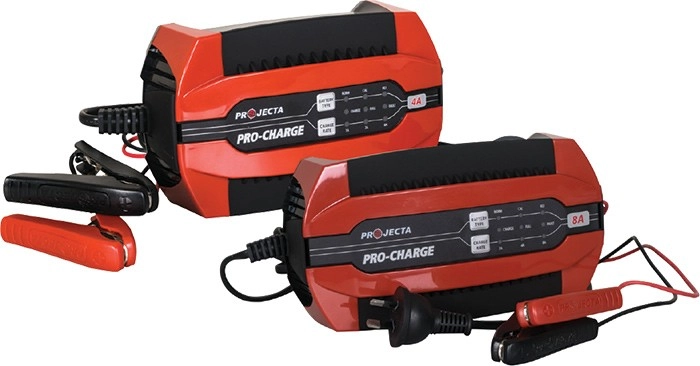 Projecta 12V 4A & 8A Pro-Charge Battery Chargers