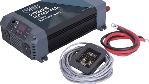 Ridge Ryder 1000W Pure Sine Wave Inverter With Remote^