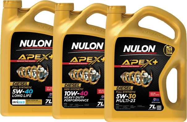 Selected Nulon 7L APEX+ Diesel Engine Oils^