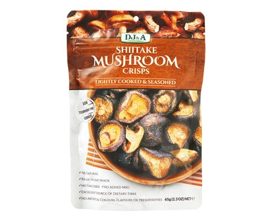 DJ&A Shiitake Mushroom Crisps Original 65g