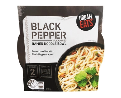 Urban Eats Black Pepper Noodle Bowl 240g