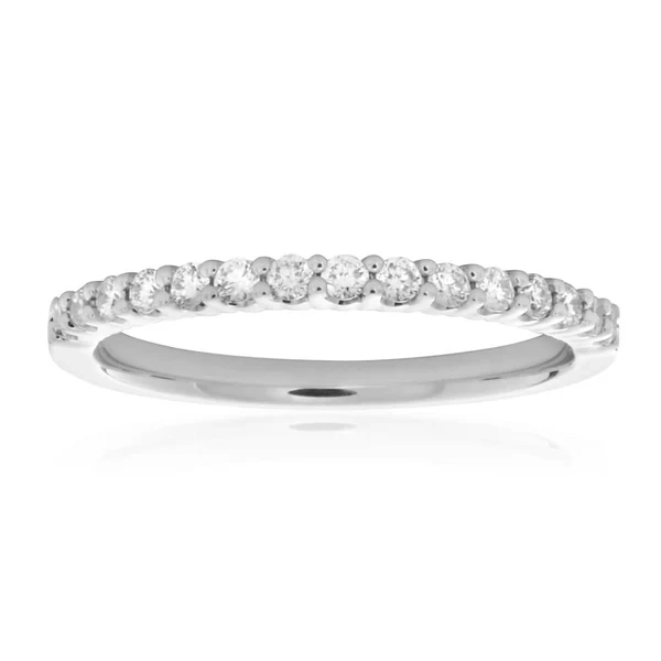 18ct White Gold Eternity Ring with 1/4 Carat of Diamonds – Shiels Jewellers