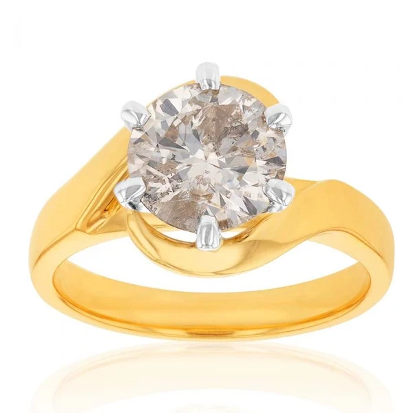 18ct Yellow Gold 2.00 Carat Australian Diamond Solitaire – Shiels Jewellers