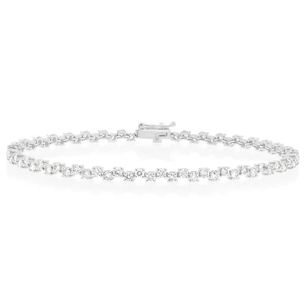 2 Carat Diamond Tennis Bracelet in 10ct White Gold – Shiels Jewellers