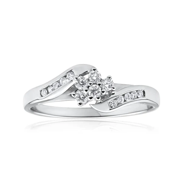 9ct White Gold Diamond Ring – Shiels Jewellers