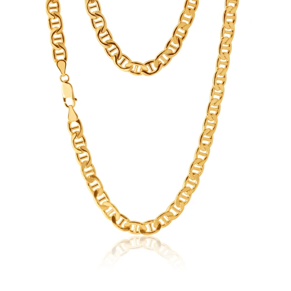 9ct Yelllow Gold Silver Filled Anchor 170 Gauge 55cm Chain – Shiels Jewellers