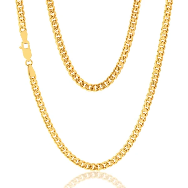 9ct Yellow Gold 50cm Curb Chain – Shiels Jewellers