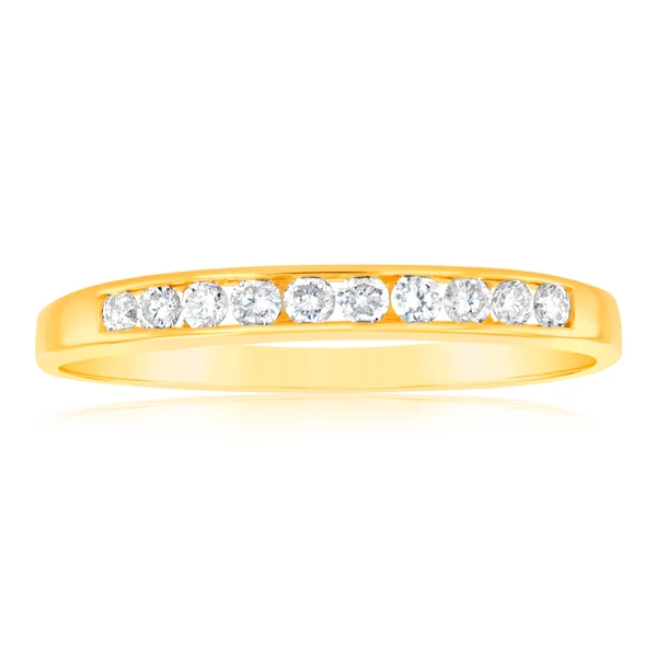 9ct Yellow Gold Divine Diamond Ring – Shiels Jewellers